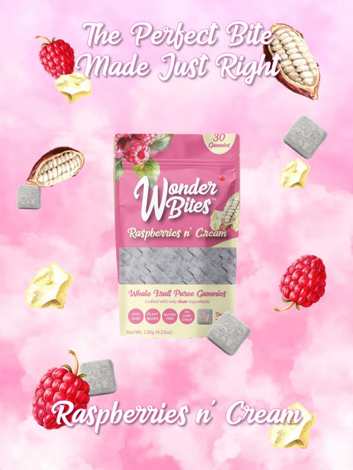 Framboises et crème